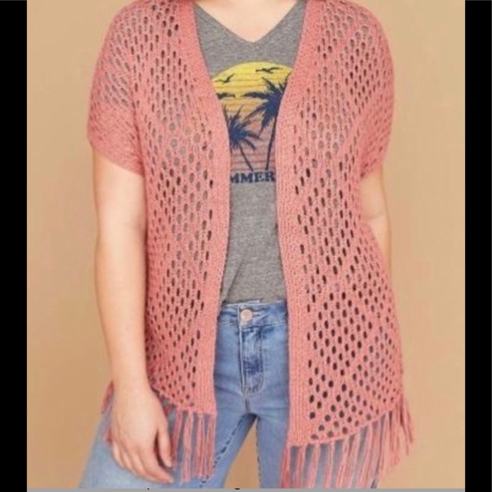 Lane Bryant Crochet Summer Cardigan Size: 18/20